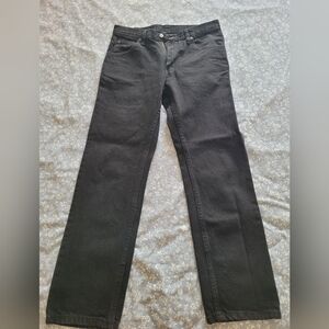 Men's Wrangler Five Star Premium Regular Fit Jeans, 32x30, Black